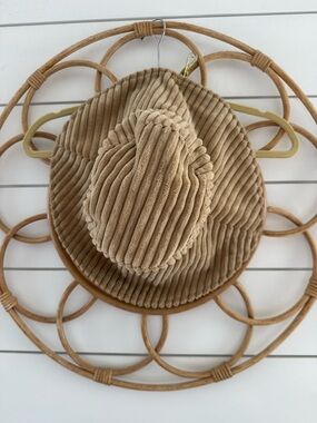 Free People Wyeth Corduroy Bucket Hat in Tan